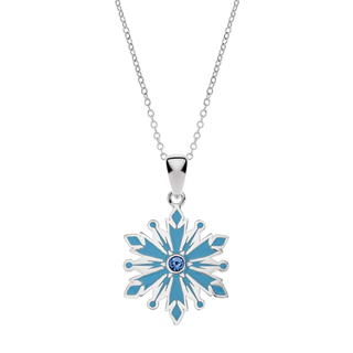 Disney halskæde - FROZEN snefnug 9 karat guld - 66333015