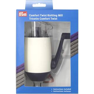 Prym Comfort Twist Cord Tures Knitting Mill Alabaster White/Purple Small
