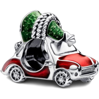 Pandora Festive Car & Christmas Tree Charm - Multi-colour