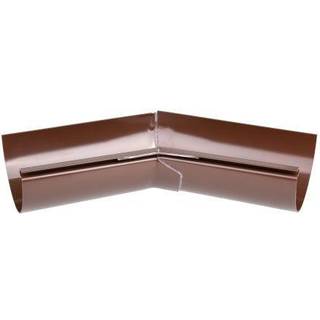 Plastmo indvendig gering, PVC, brun, 45° - nr. 10