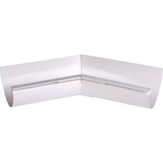 Plastmo indvendig gering, PVC, hvid, 45° - nr. 12