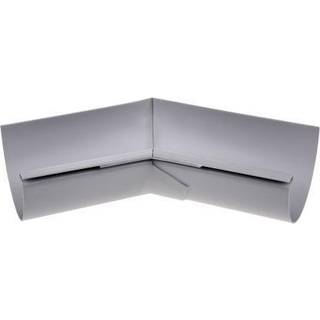Plastmo indvendig gering, PVC, grå, 45° - nr. 12