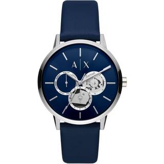 Armani Exchange AX2746 Blue Leather Strap Watch - W65326