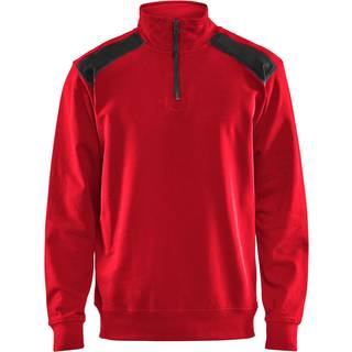 Blåkläder sweatshirt half zip sort/grå XXL