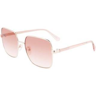 Calvin Klein Kvinde CKJ21220S 717 Solbriller Metal Guld Rosa Firkantet Skygge