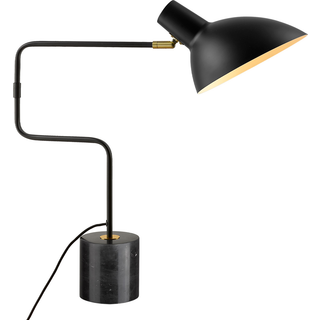 Halo Design Metropole Deluxe sort skrivebordslampe