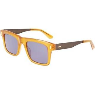 Calvin Klein Mand CK22511S 729 Solbriller Acetat Gul Grå Firkantet Normal