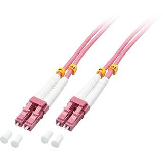 Lindy LC-LC Multimode duplex OM4 optisk kabel | 1 meter | PRIS-MATCH