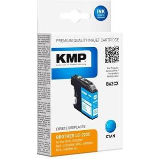 KMP B62CX - cyan - remanufactured - ink cartridge (alternative for: Brother LC-223C) - Blækpatron Cyan