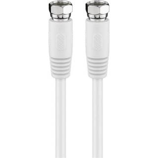 Goobay SAT-antennekabel (80 dB), dobbelt afskærmet F-stik > F-stik (fuldt afskærmet), 3.5 m