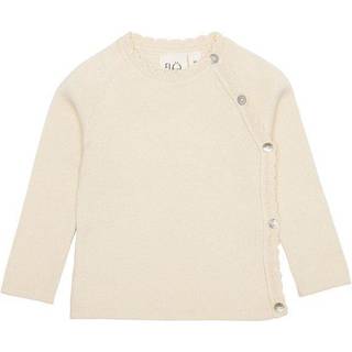 Flöss Kaya Strikket Trøje Soft White 92 cm  Creme  92 cm  Unisex