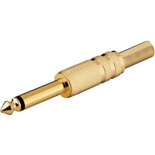 6.3 mm. Jack han mono stik, metal | PRIS-MATCH