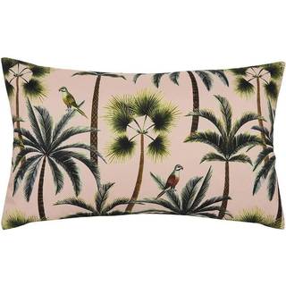 Evans Lichfield Evans Lichfield Blush Pink Palms Outdoor Polyester Filled Cushion