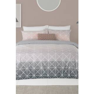 Furn Furn. Spectrum Geometric Line Vendbar Dynebetræk og pudebetræk'sæt