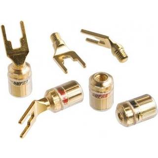 Supra Combicon Spade M6, 4-pack spadkontakter