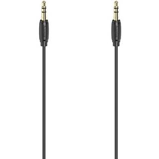 Hama Audio 3,5 mm til 3,5 mm guldbelagt kabel 1,5 m - På lager i butik