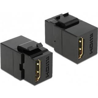 DELOCK Keystone Modul HDMI-HDMI Bu/Bu bk