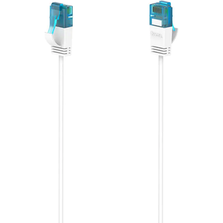 Hama Netværkskabel CAT6a Slim U/UTP 0.75m Hvid