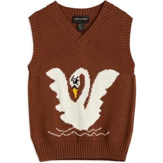 Mini Rodini Brown Swan Slipover