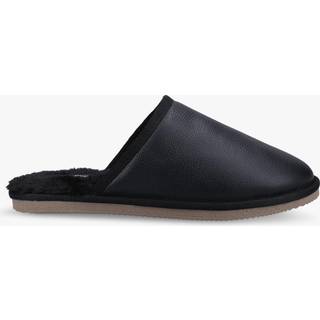 Hush Puppies Hush Puppies Black Coady Leather Slippers
