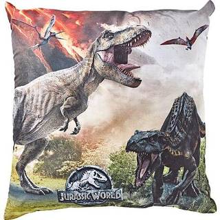 Jurassic World pyntepude 40x40cm - Børne pude til børneværelset