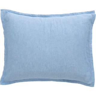 Gant Home Cotton Linen Pudebetræk 50x60 Cm - Pudebetræk Bomuld Silver Lake Blue - 851025901-469