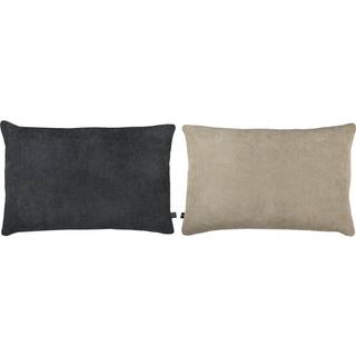 RIBBON Pude, dark grey/light grey