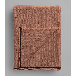 Røros Tweed Uldplaid Picnic 150x200 cm, Coral
