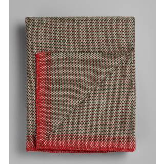 Røros Tweed Uldplaid Una 145x200 cm, Green/Red
