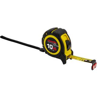 Båndmål 10Mx25MM Gummibelagt ABS hus med Power-lås og magnet