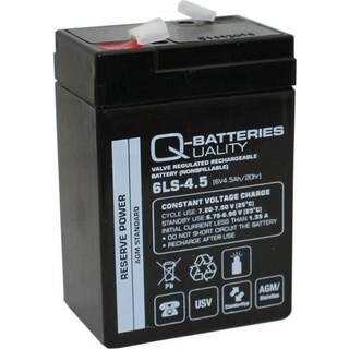 Q-Batteries 6LS-4.5 6V 4,5Ah AGM batteri