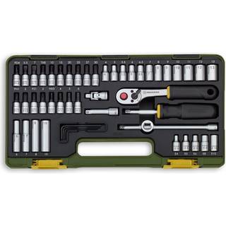 Proxxon fin-mekanikersæt 1/4", 49 dele