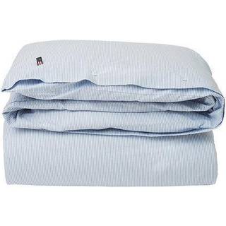 Lexington Icons Pin Point Dynebetræk Navy/ White 220x220 cm