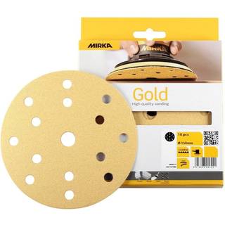 Mirka Rondel Grip, 150 mm, 15 huller SB, 10-pak P240