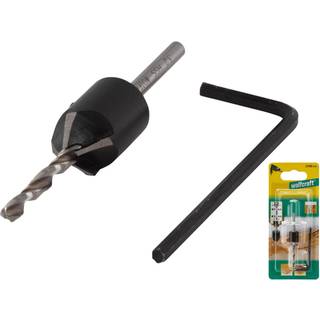 WOLFCRAFT Forsænkerbor ø3,2mm-12mm