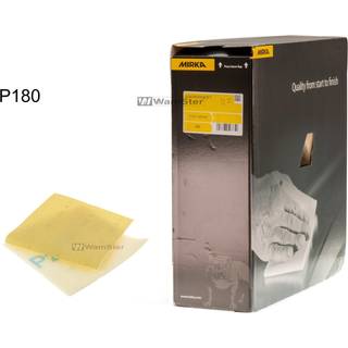 Slibende papirrulle Mirka GoldFlex Soft 2912707018; 115x125 mm: P180; 200 stk.