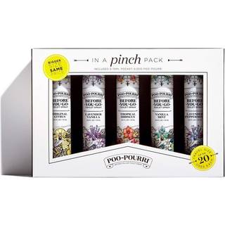 Poo-pourri f?r-you-go toilet spray i en knivspakke sort rejser st?rrelse 10 ml-original citrus lavendel vanilje tropisk hibiscus vanilje mynte og