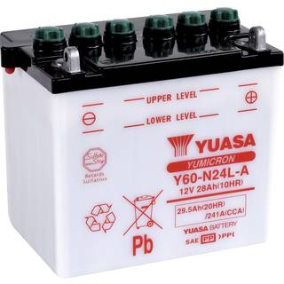 Yuasa Y60-N24L-A 12V Batteri til Motorcykel