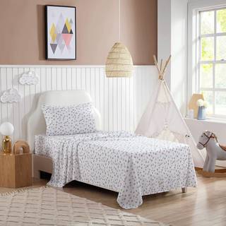 Eddie Bauer Kids - Twin XL Sheets Stain Resistant Kids Bedding Ideel til sm?barns?jle S?t (Sunnyvale Rainbow White Twin XL)