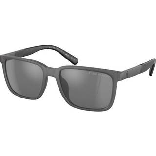 Polo Ralph Lauren PH4189U Polarized 5696Z3 55 Solbriller Mænd Grå - Transparent Matte Grey - 55mm