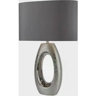 Artisan bordlampe med stofskærm