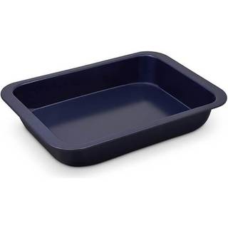 Zyliss E980190 Non-Stick Ovn Bakke | 30 cm x 20 cm | Kulstofstål | Mørkeblå | Bagning af tin/bageware/ristning | Opvaskemaskine sikker | 5 års ga
