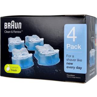 Braun Clean & Renew CCR4 refill rensevæske til barbermaskiner - 4 stk.