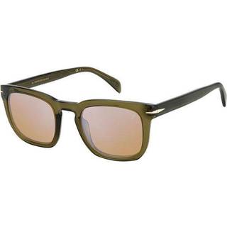 David Beckham DB 7076/S 4C3/Z0 50 Solbriller Mænd Grøn - Transparent Olive Green - 50mm