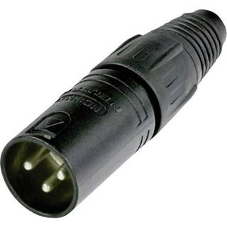 Neutrik NC3MX-BAG XLR-stik Stik, lige Poltal: 3 Sort 1