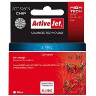 ActiveJet ACC-526CN - cyan - compatible - ink cartridge (alternative for: Canon CLI-526C) - Blækpatron Cyan