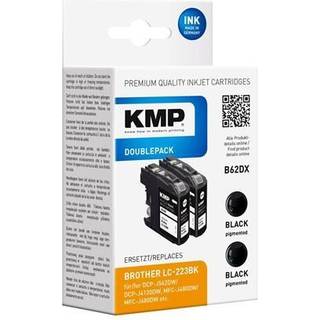 KMP DOUBLEPACK B62DX - Blækpatron Sort