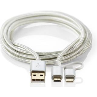 Nedis MFI 2-i-1-synkroniserings- og opladerkabel - 2 m