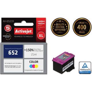 ActiveJet AH-652CR / HP 652 - Blækpatron Cyan, Magenta, Gul