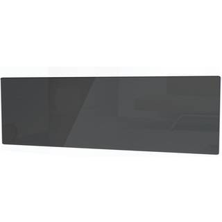 Nobø clip on glass front til el-radiator, 750W, 101,8 x 20 x 5 cm, antracitgrå